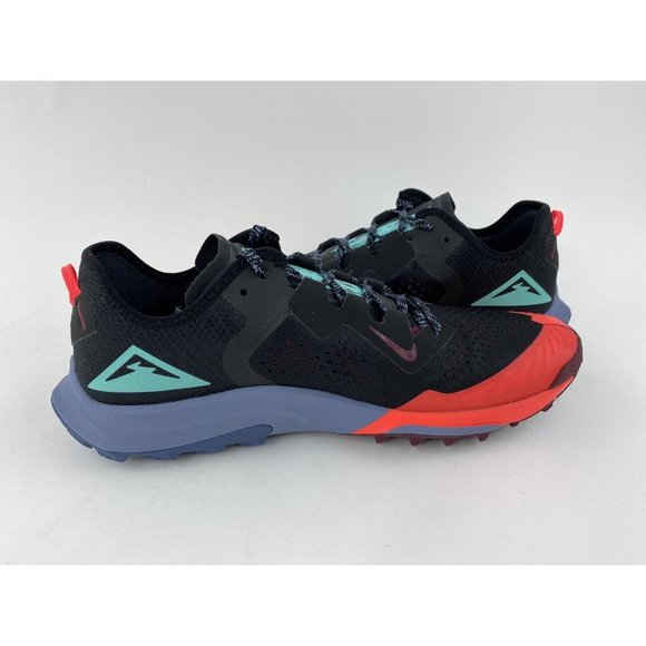 NEW Nike Air Zoom Terra Kiger 7 Men's Trail Running Shoes Black Red Turq - Picture 11 of 12